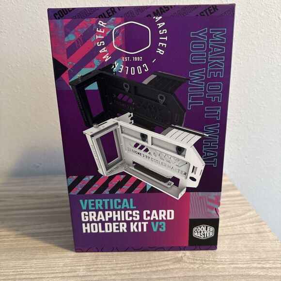 Cooler Master MasterAccessory Vertical Graphics Card Holder Kit V3 NEW SEALED - Picture 1 of 8
